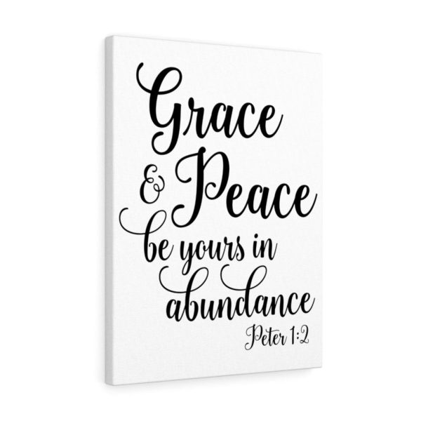 Scripture Canvas Grace & Peace Peter 1:2 Christian Bible Verse Meaningful Framed Prints, Canvas Paintings - Image 8