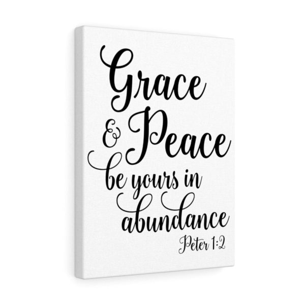 Scripture Canvas Grace & Peace Peter 1:2 Christian Bible Verse Meaningful Framed Prints, Canvas Paintings - Image 6