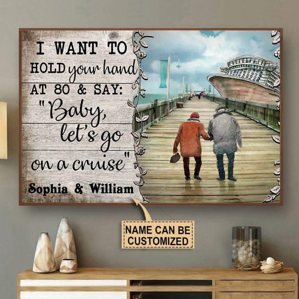 Personalized Canvas Painting Frames Cruises I Want To Hold Your Hand Framed Prints, Canvas Paintings - Image 2