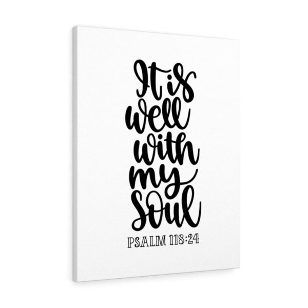 Scripture Canvas My Soul Psalm 118:24 Christian Bible Verse Meaningful Framed Prints, Canvas Paintings - Image 2