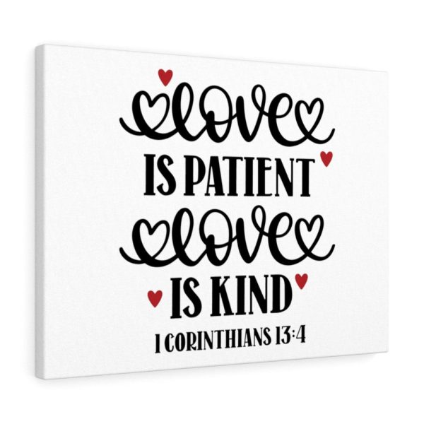 Scripture Canvas Love 1 Corinthians 13:4 Christian Bible Verse Meaningful Framed Prints, Canvas Paintings - Image 4