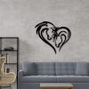 Metal Horse Heart Sign, Metal Horse Decor, Horse Heart Metal Sign, Hor - Image 2
