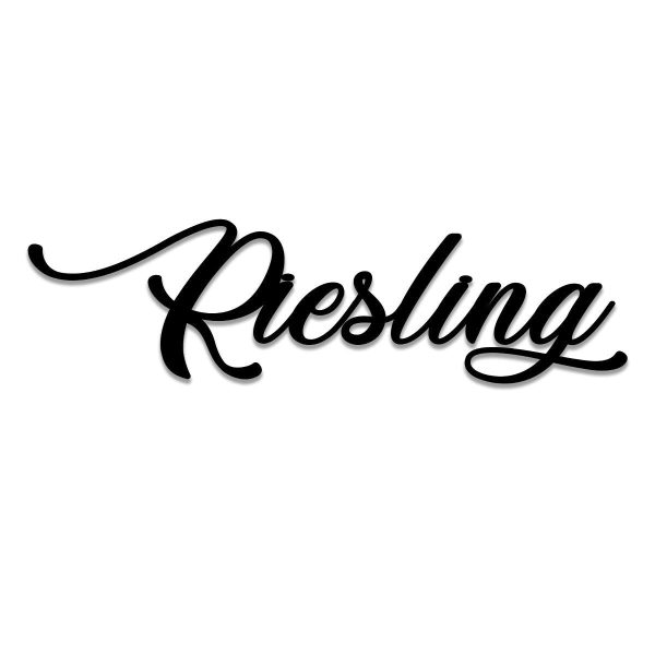 Riesling Wine Metal Bar Sign, Pub, Tap, Wall Decor, Wedding Art Gift F - Image 2