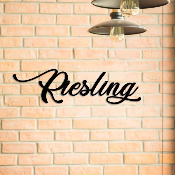 Riesling Wine Metal Bar Sign, Pub, Tap, Wall Decor, Wedding Art Gift F - Image 4