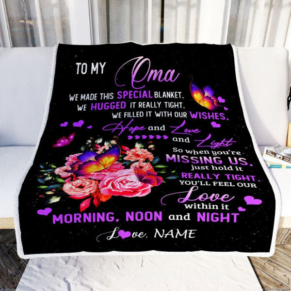 Personalized Oma Blanket From Grandkids Granddaughter We Made This Spe - Image 3