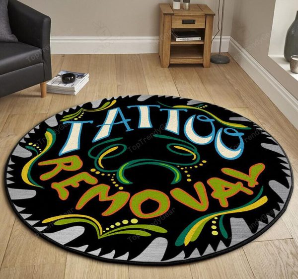 Tattoo Removal Round Mat Round Floor Mat Room Rugs Carpet Outdoor Rug Washable Rugs - Image 3