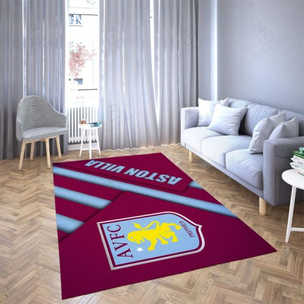 Aston Villa Football Club Doormat 6 Area Rugs For Living Room Rectangle Rug Bedroom Rugs Carpet Flooring Gift RS133755|Rosabella Print