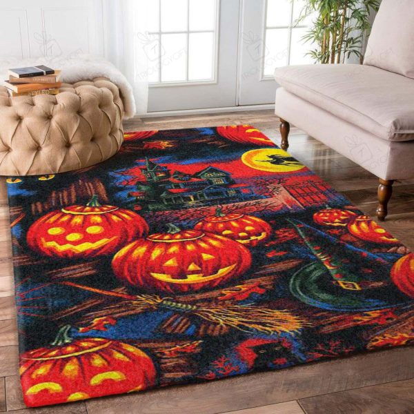 Halloween Rectangle Rug Decor Area Rugs For Living Room Bedroom Kitchen Rugs Home Carpet Flooring Rs015241 Print