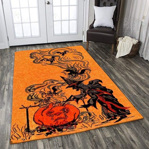 Halloween Rectangle Rug Decor Area Rugs For Living Room Bedroom Kitchen Rugs Home Carpet Flooring Rs015223 Print