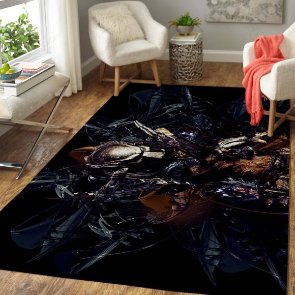 Horror Movie Alien Vs. Predator / Movie Rectangle Rug Decor Area Rugs For Living Room Bedroom Kitchen Rugs Home Carpet Flooring Rs015866 Print