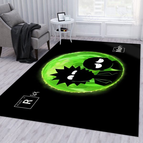 Rick And Morty 01 For Christmas Bedroom Rectangle Area Rugs Carpet For Living Room, Bedroom, Kitchen Rugs, Non-Slip Carpet Rp124570 Print