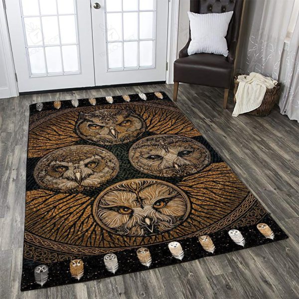 Owl Tdt Rectangle Area Rugs Carpet For Living Room, Bedroom, Kitchen Rugs, Non-Slip Carpet Rp123776 Print